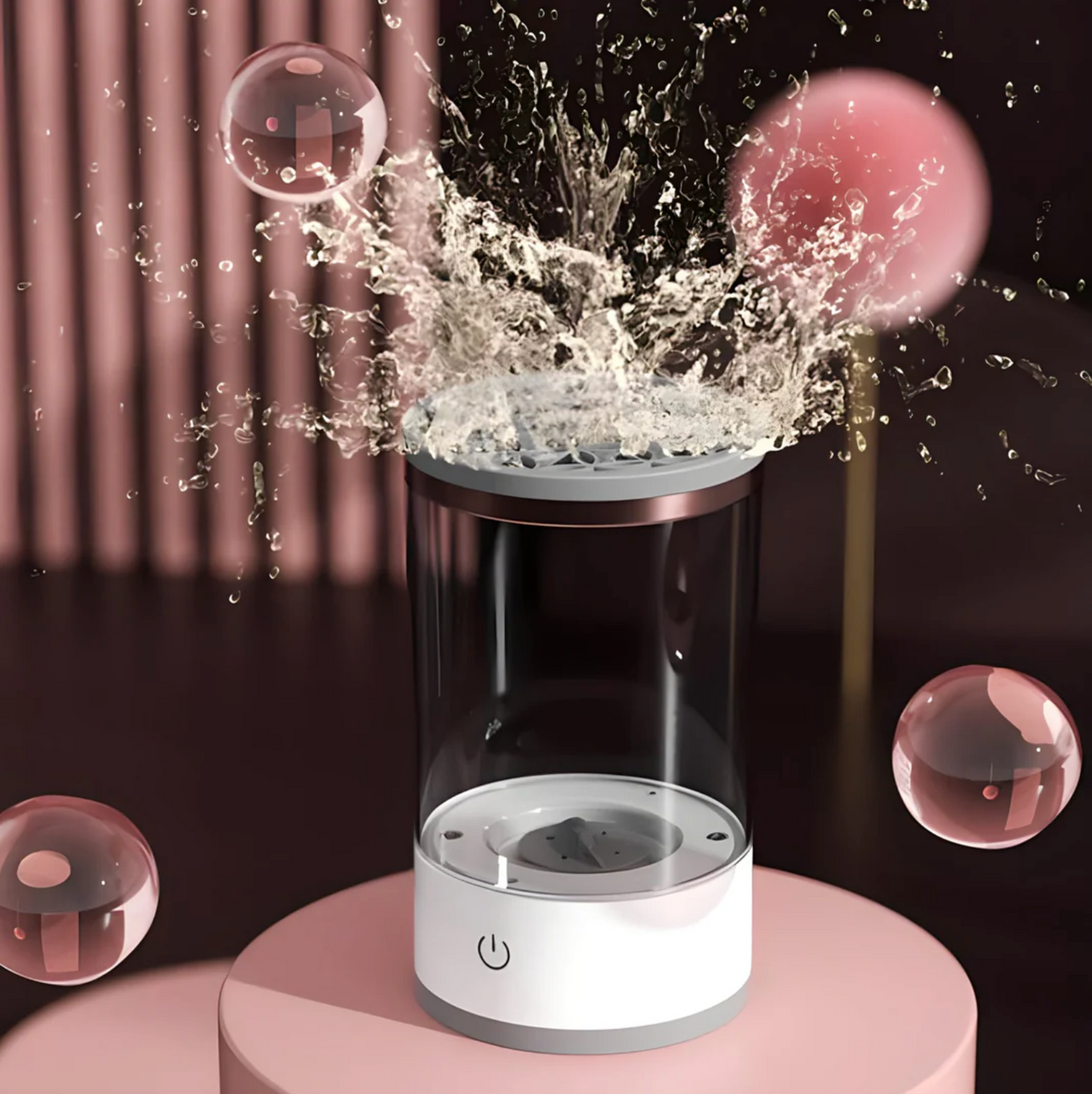 Automatic Brush Cleaner Electric Makeup Brush Cleaning Machine Fast Clean Dryer