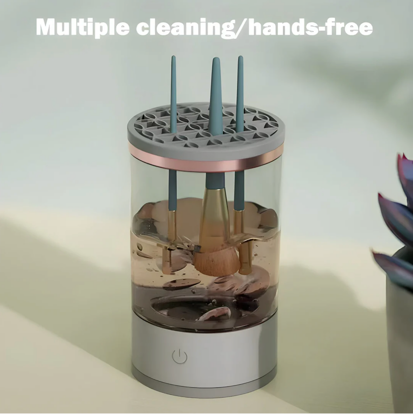 Automatic Brush Cleaner Electric Makeup Brush Cleaning Machine Fast Clean Dryer